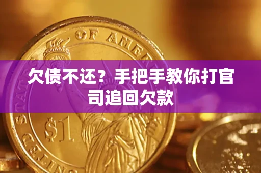 北京欠债不还？手把手教你打官司追回欠款