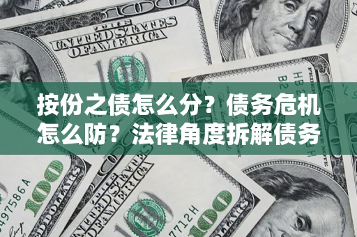 北京按份之债怎么分？债务危机怎么防？法律角度拆解债务分配与风险自保指南