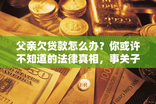 北京父亲欠贷款怎么办？你或许不知道的法律真相，事关子女未来