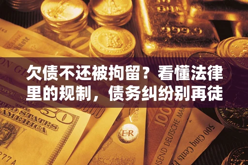 北京欠债不还被拘留？看懂法律里的规制，债务纠纷别再徒劳奔波