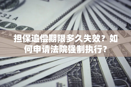 北京担保追偿期限多久失效？如何申请法院强制执行？