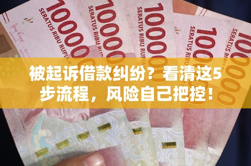 北京被起诉借款纠纷？看清这5步流程，风险自己把控！